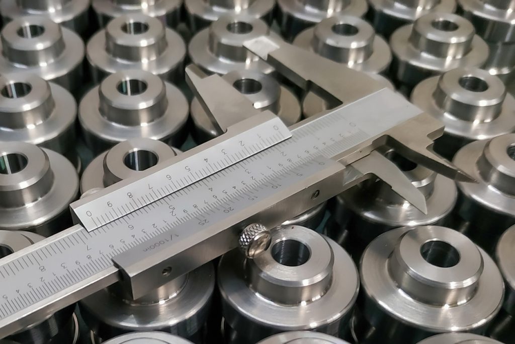caliper compasses prepared for measuring finished products