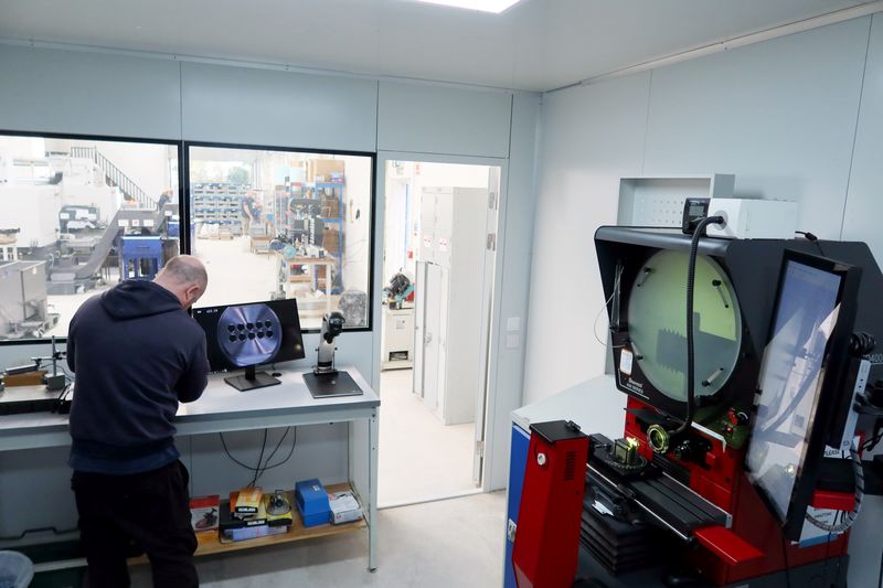 Quality control room at Sheldon Precision, North Devon